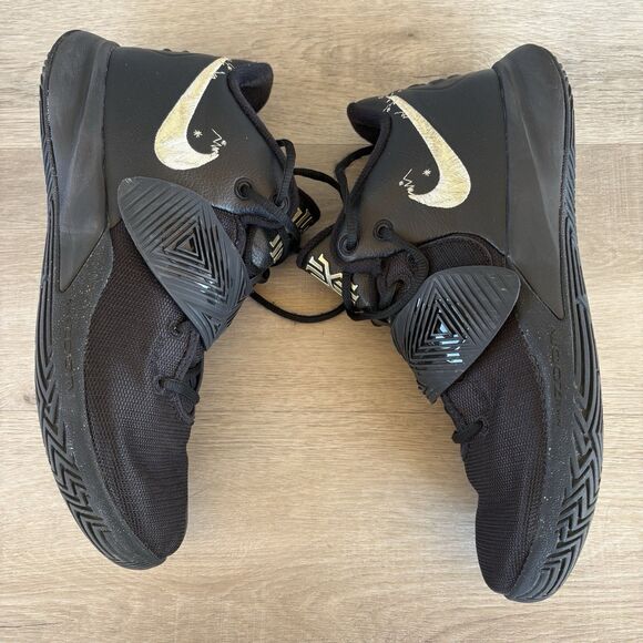 Nike Kyrie Flytrap III Mens Size 12 BQ3060-008 Black Metallic Gold Star Shoes main image 8
